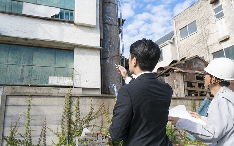 リフォーム前の打ち合わせの様子