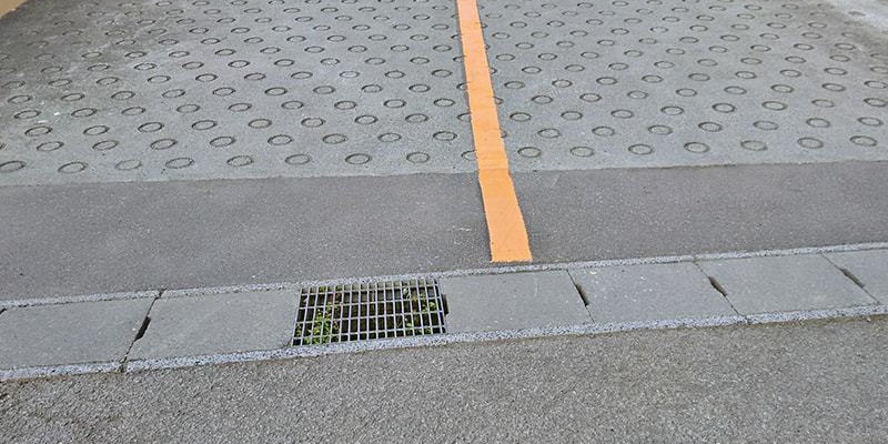 スロープ部分施工前